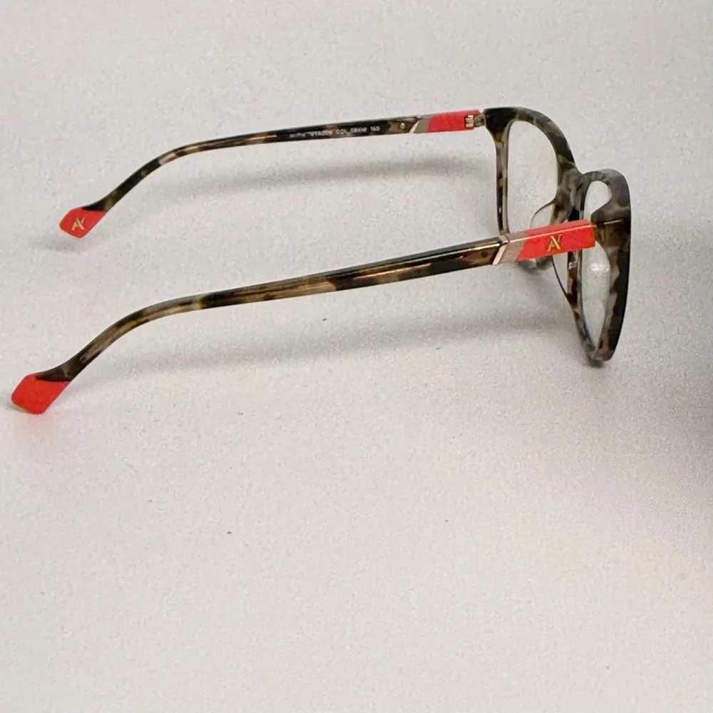 Yalea Ruth VYA008 Tortoise Cat Eye‎ Eyeglasses Brown Red 08XW 140mm
